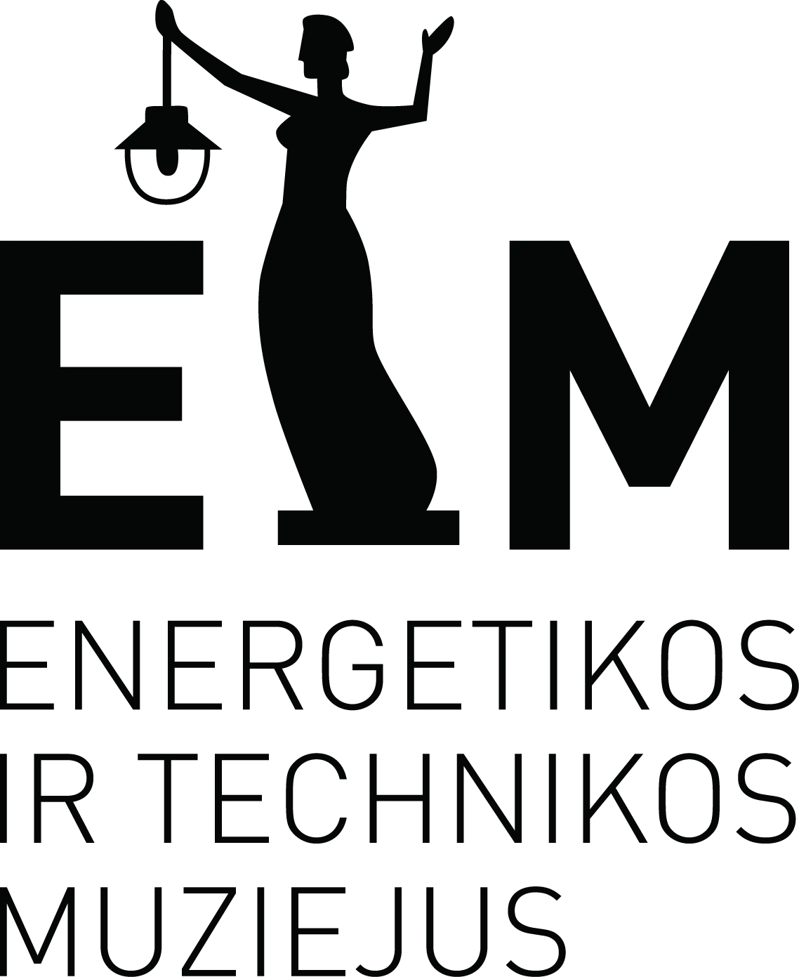 ETM logotipas be fono